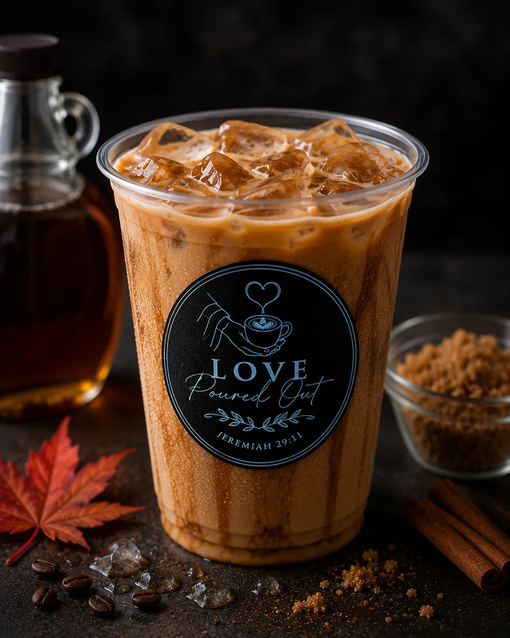 Maple Bourbon, iced